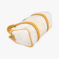 GG Plus GG Supreme Yellow×White PVC coated canvas 193604 C2495744GGプラス GGスプリーム イエロー×ホワイト PVCコーティングキャンバス 193604 C2495744