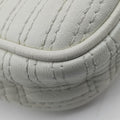 Pre-owned VERSACE Couture Greca pattern flap White Leather  shoulderbag | stylenewstar