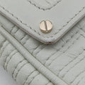 Pre-owned VERSACE Couture Greca pattern flap White Leather  shoulderbag | stylenewstar