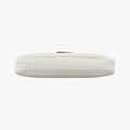 Pre-owned VERSACE Couture Greca pattern flap White Leather  shoulderbag | stylenewstar