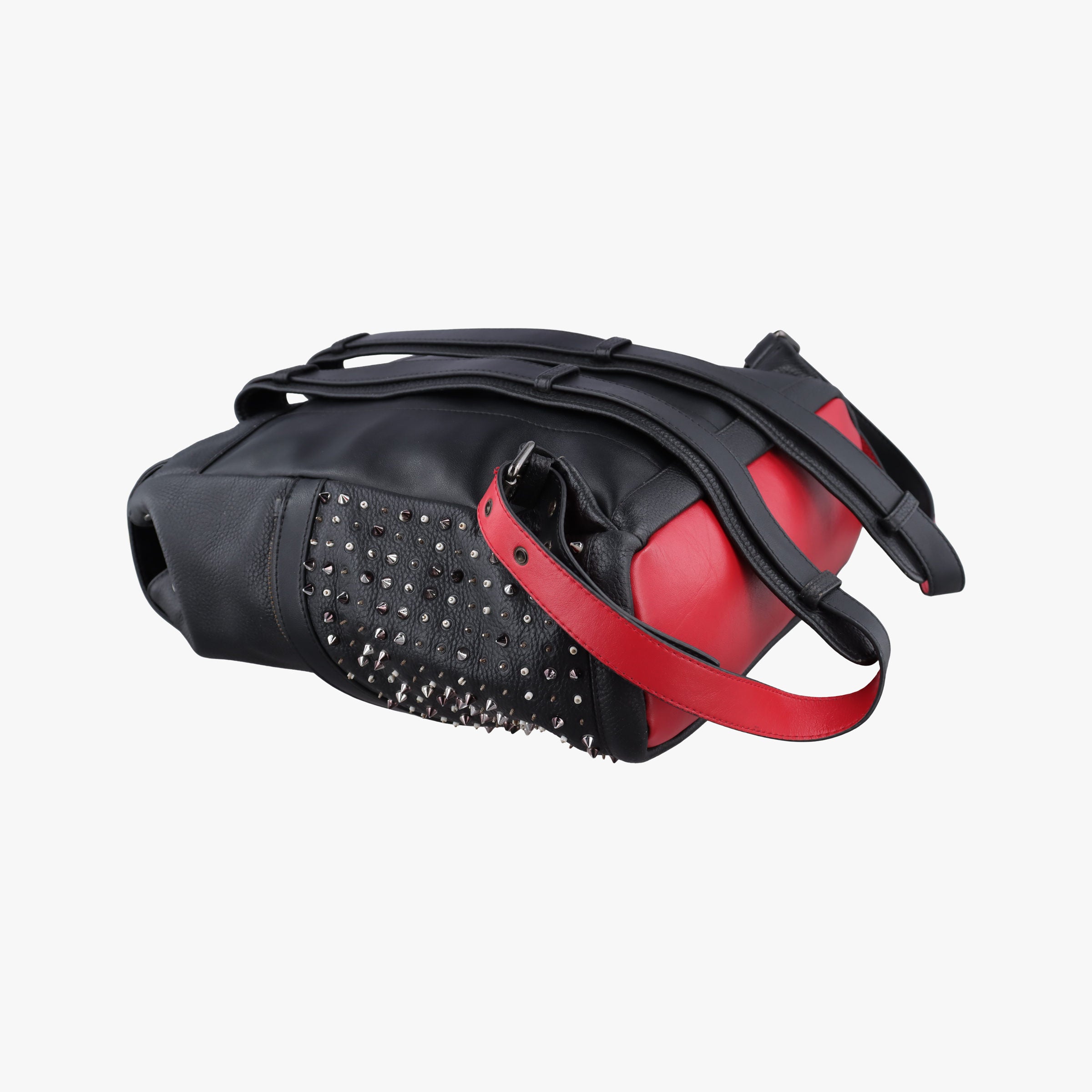 Explorafunk Black x Red leather エクスプロラファンク ブラック×レッド レザー 