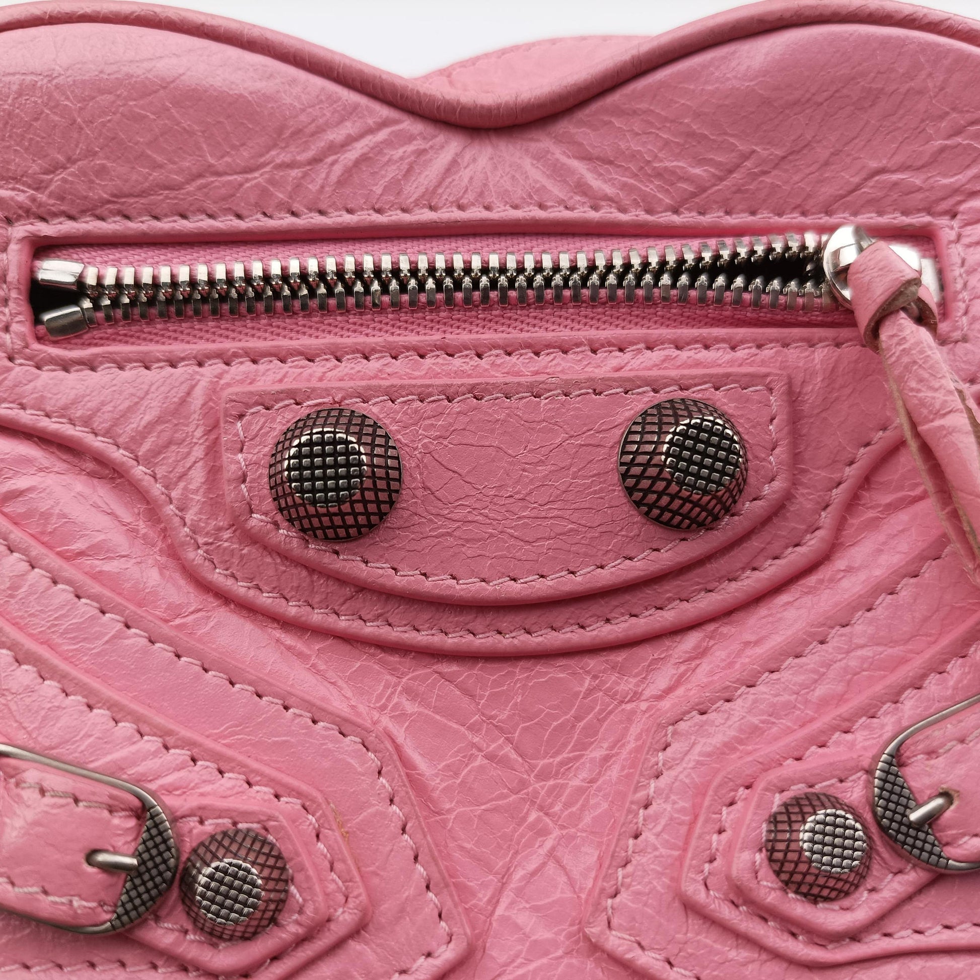 Le Cagole Heart Mini Pink lambskin 722781.5812.P.000959ル カゴーレ ハートミニ ピンク ラムスキン 722781.5812.P.000959