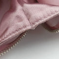 crystal-embellished round Pink silk x Rhinestone 1NR003 42クリスタル ラウンド ピンク シルク x ラインストーン 1NR003 42