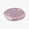 crystal-embellished round Pink silk x Rhinestone 1NR003 42クリスタル ラウンド ピンク シルク x ラインストーン 1NR003 42
