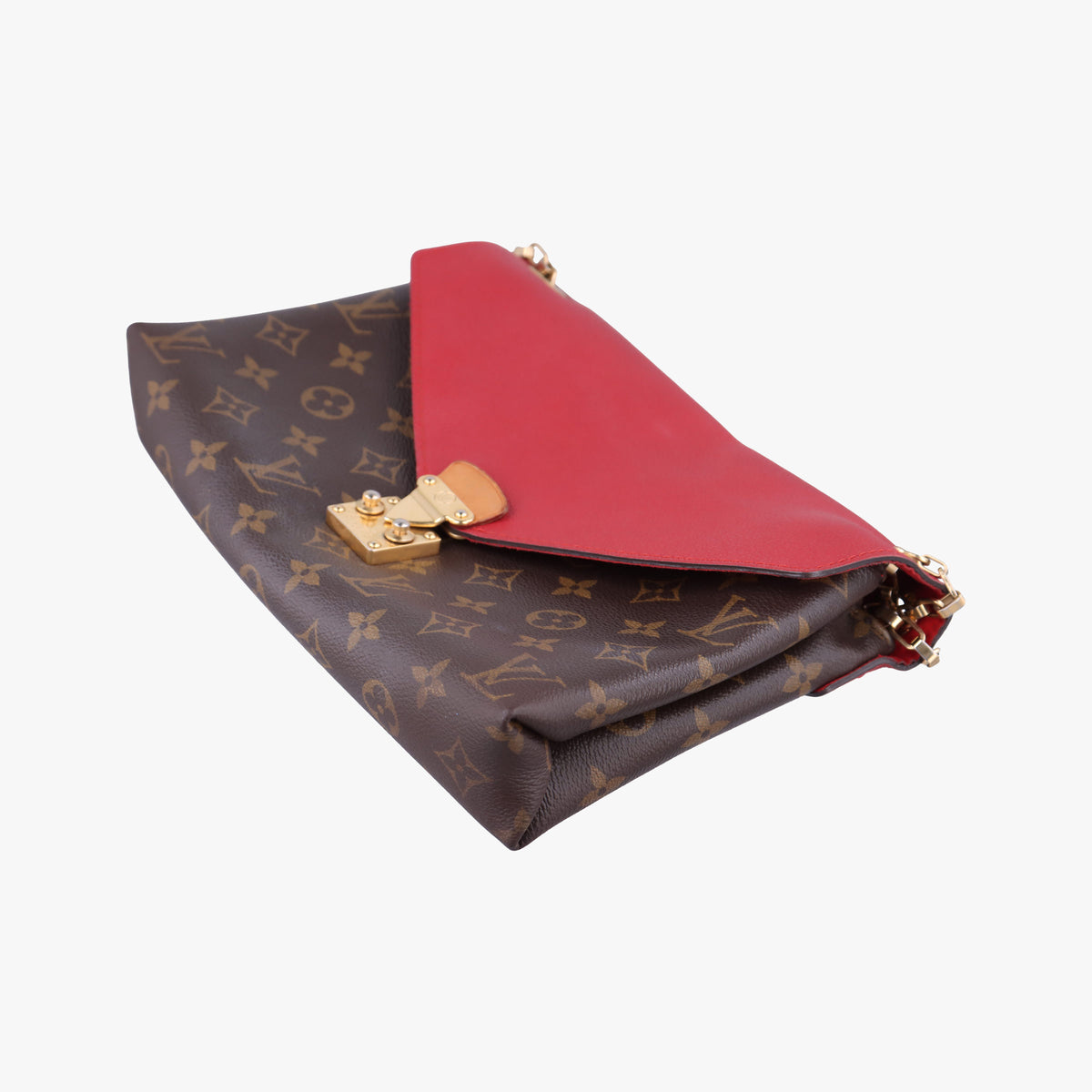 PALLAS Chain Brown×CERISE Monogram Canvas×calf leather M41201 MI3154パラス チェーン モノグラム/ブラウン×スリーズ モノグラムキャンバス×カーフレザー M41201 MI3154