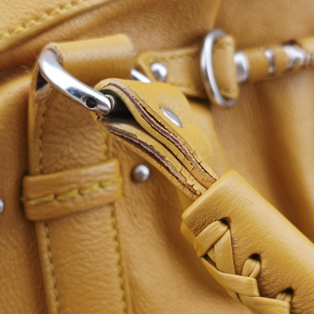 Detective Yellow leather 12-BO-0017ディテクティブ イエロー レザー 12-BO-0017