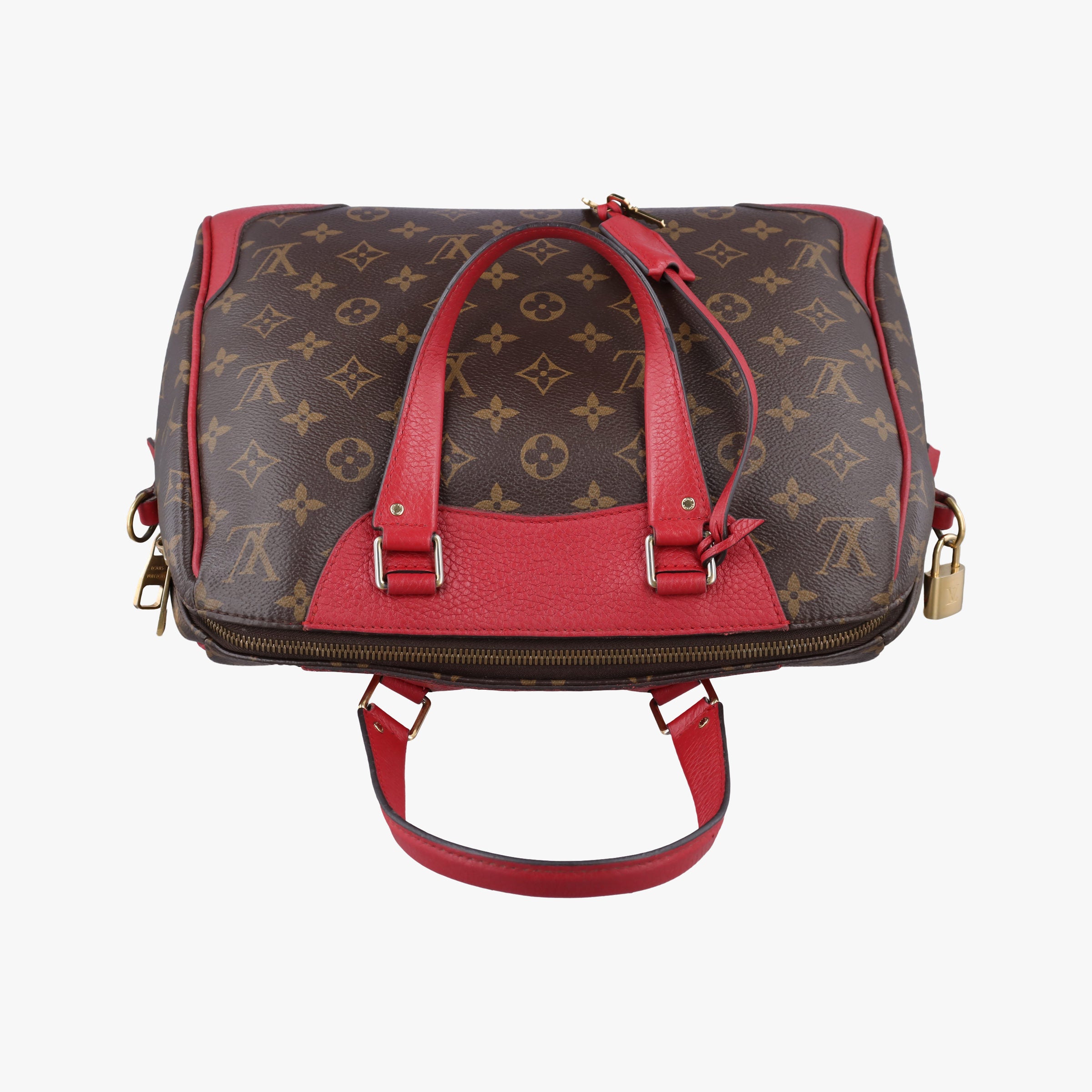 RETIRO PM brown×CERISE Monogram Canvas×calf leather M40546 AH4105レティーロPM モノグラム/ブラウン×スリーズ モノグラムキャンバス×カーフレザー M40546 AH4105
