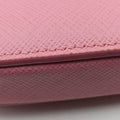 Phone Pouch Pink Saffiano Leather 85 Nフォンポーチ ピンク サフィアーノ レザー 85 N