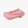 Phone Pouch Pink Saffiano Leather 85 Nフォンポーチ ピンク サフィアーノ レザー 85 N