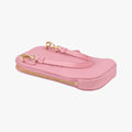 Phone Pouch Pink Saffiano Leather 85 Nフォンポーチ ピンク サフィアーノ レザー 85 N