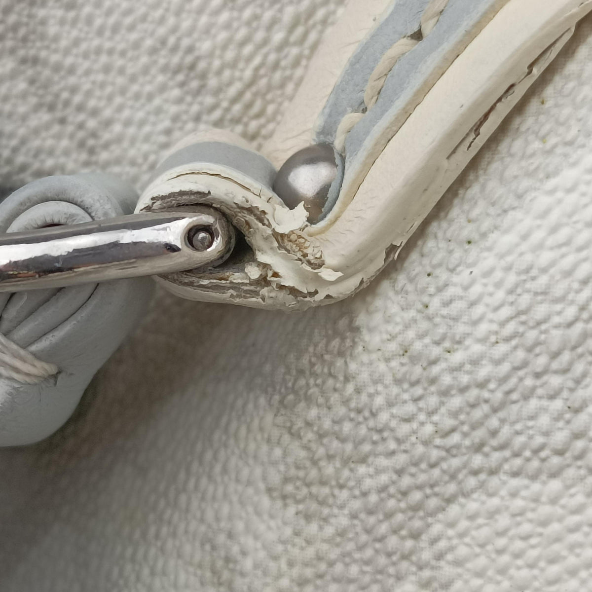 Romantique Trotter White PVC coated canvas 01-RU-0087ロマンティック トロッター ホワイト PVCコーティングキャンバス 01-RU-0087