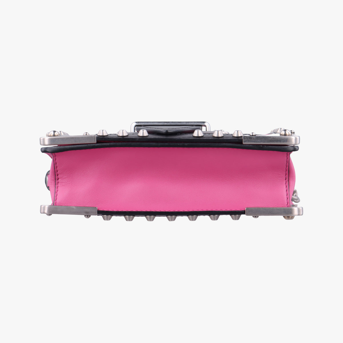 Cahier pink×Black Leather 1BH018 25カイエ ピンク×ブラック レザー 1BH018 25