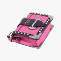Cahier pink×Black Leather 1BH018 25カイエ ピンク×ブラック レザー 1BH018 25