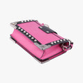 Cahier pink×Black Leather 1BH018 25カイエ ピンク×ブラック レザー 1BH018 25