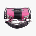 Cahier pink×Black Leather 1BH018 25カイエ ピンク×ブラック レザー 1BH018 25