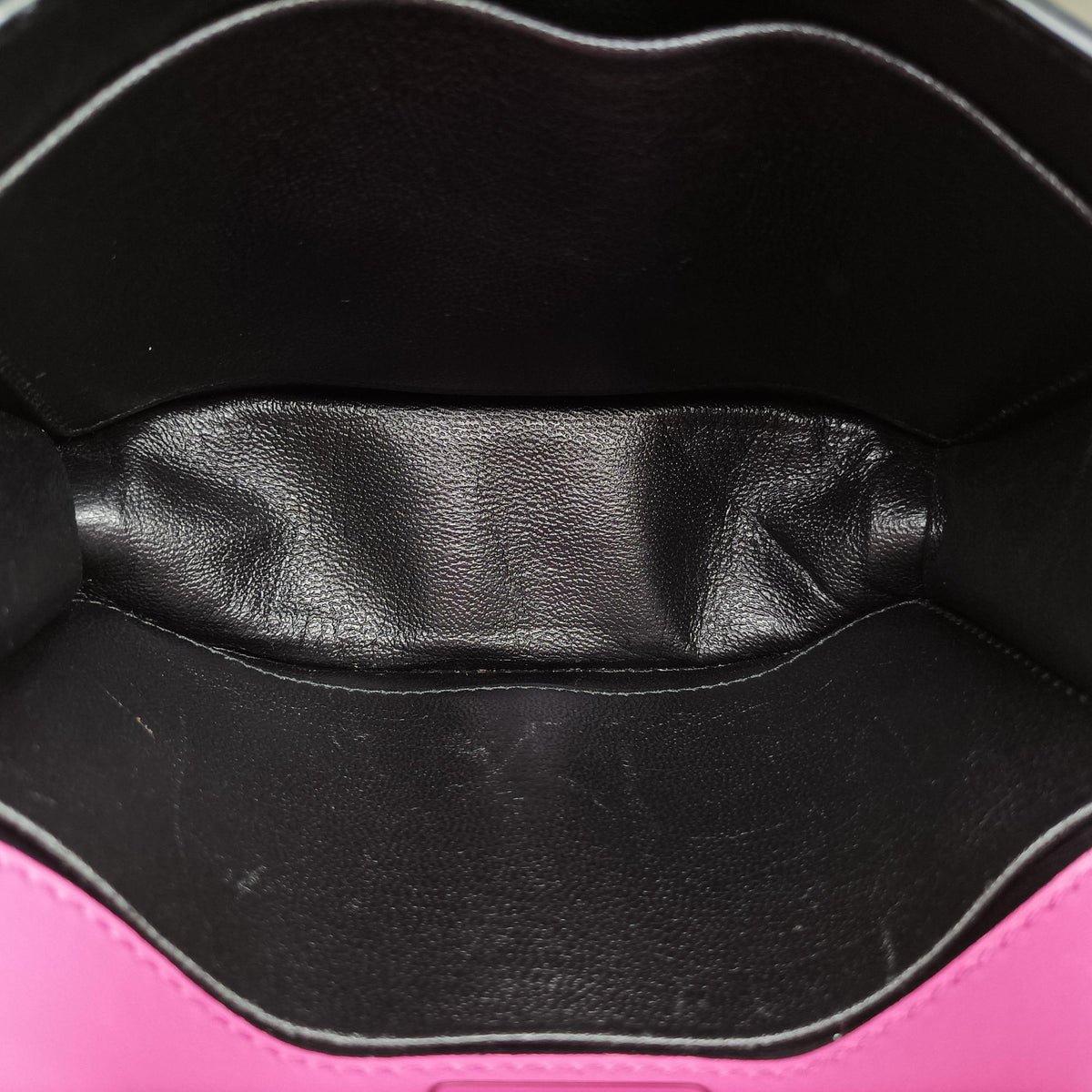 Cahier pink×Black Leather 1BH018 25カイエ ピンク×ブラック レザー 1BH018 25