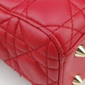 Lady Dior Red lambskin 18-MA-0186レディディオール レッド ラムスキン 18-MA-0186