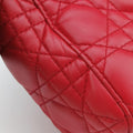 Lady Dior Red lambskin 18-MA-0186レディディオール レッド ラムスキン 18-MA-0186