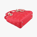 Lady Dior Red lambskin 18-MA-0186レディディオール レッド ラムスキン 18-MA-0186