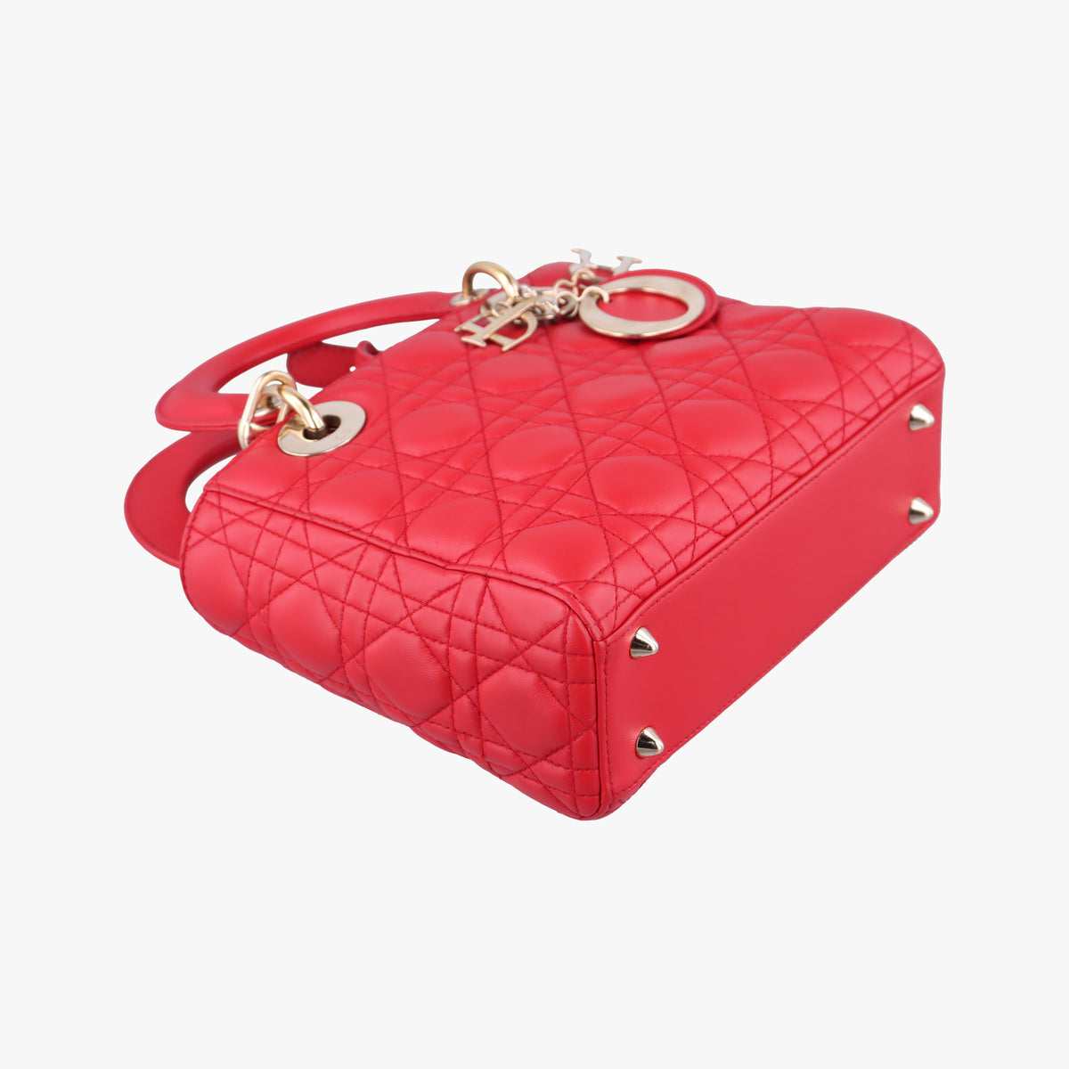 Lady Dior Red lambskin 18-MA-0186レディディオール レッド ラムスキン 18-MA-0186
