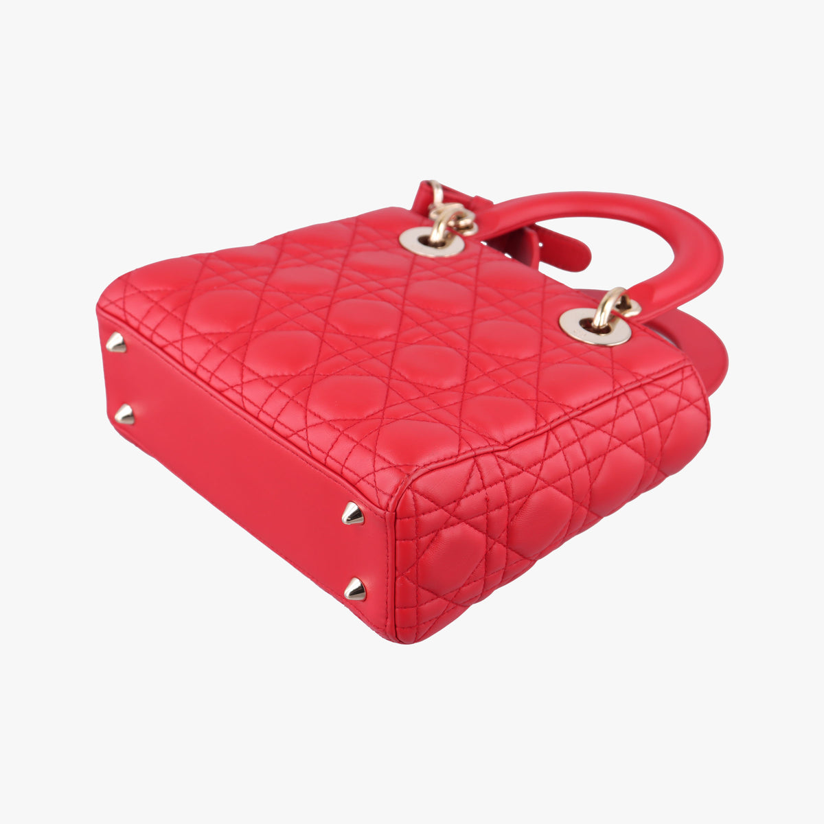 Lady Dior Red lambskin 18-MA-0186レディディオール レッド ラムスキン 18-MA-0186