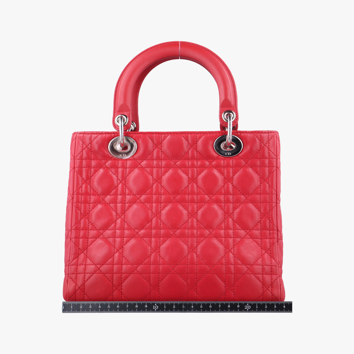Lady Dior Red lambskin 17-BO-1101レディディオール レッド ラムスキン 17-BO-1101