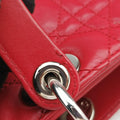Lady Dior Red lambskin 17-BO-1101レディディオール レッド ラムスキン 17-BO-1101