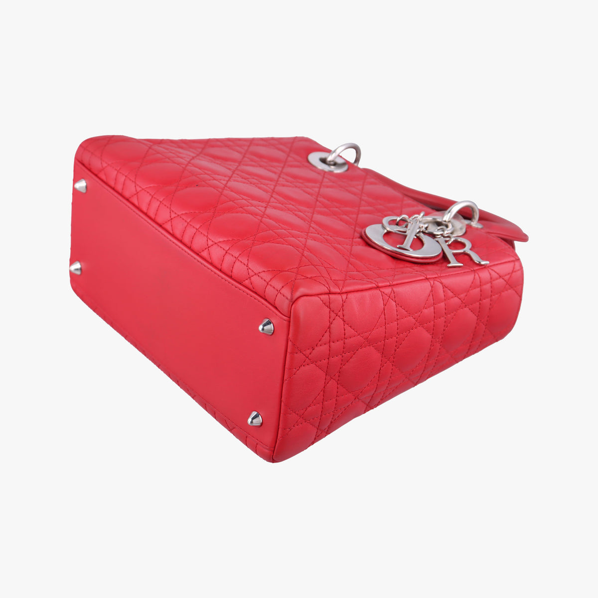 Lady Dior Red lambskin 17-BO-1101レディディオール レッド ラムスキン 17-BO-1101