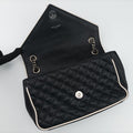 ENVELOPE Black×White Leather 428125 TCT428125.1016エンベロープ ブラック×ホワイト レザー 428125 TCT428125.1016