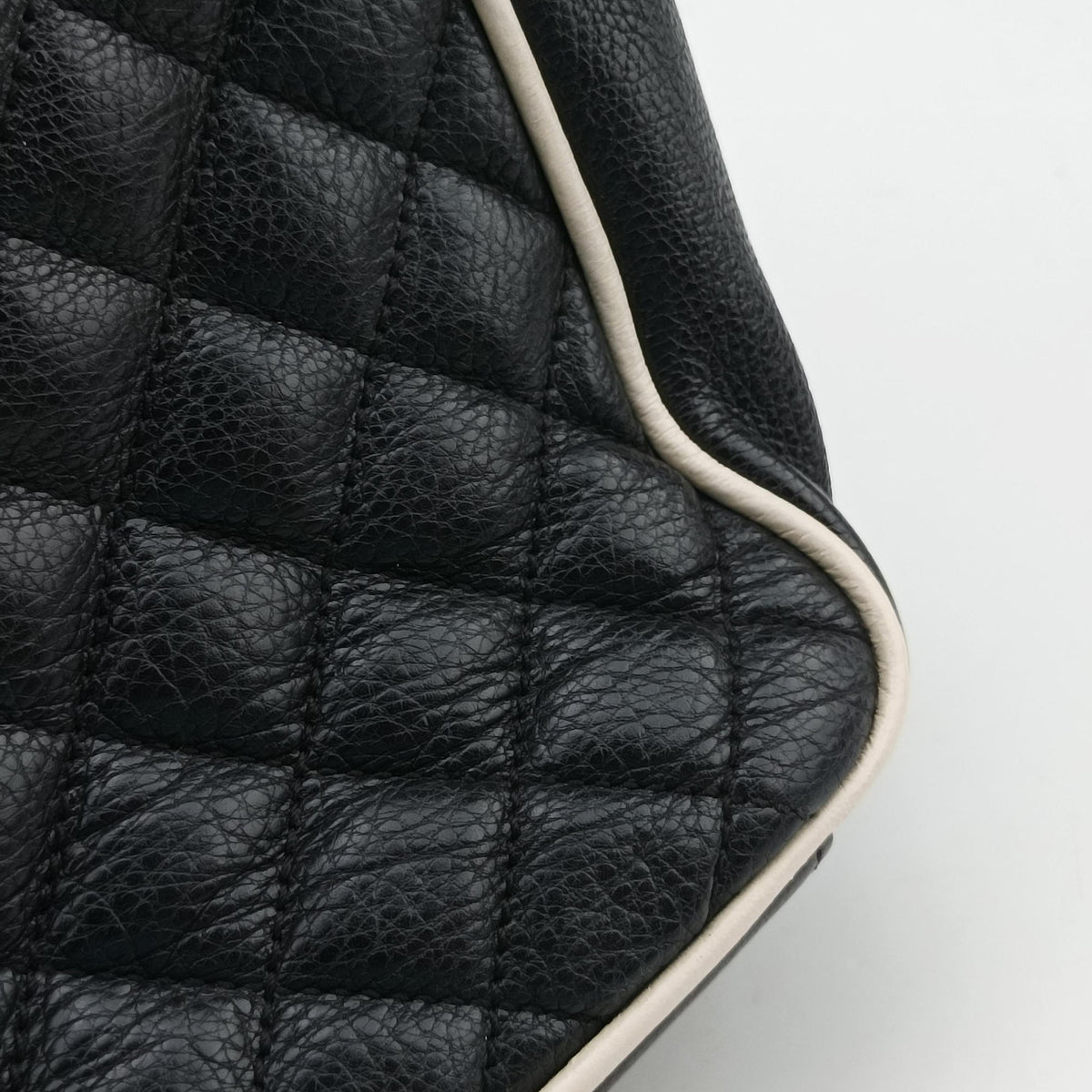 ENVELOPE Black×White Leather 428125 TCT428125.1016エンベロープ ブラック×ホワイト レザー 428125 TCT428125.1016