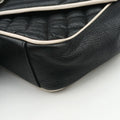 ENVELOPE Black×White Leather 428125 TCT428125.1016エンベロープ ブラック×ホワイト レザー 428125 TCT428125.1016