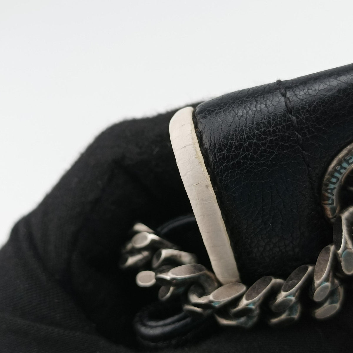 ENVELOPE Black×White Leather 428125 TCT428125.1016エンベロープ ブラック×ホワイト レザー 428125 TCT428125.1016
