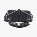 ENVELOPE Black×White Leather 428125 TCT428125.1016エンベロープ ブラック×ホワイト レザー 428125 TCT428125.1016