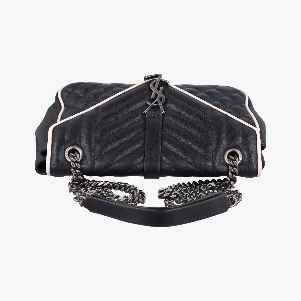 ENVELOPE Black×White Leather 428125 TCT428125.1016エンベロープ ブラック×ホワイト レザー 428125 TCT428125.1016