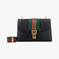Sylvie Black Leather 421882 A020625581シルヴィ ブラック レザー 421882 A020625581