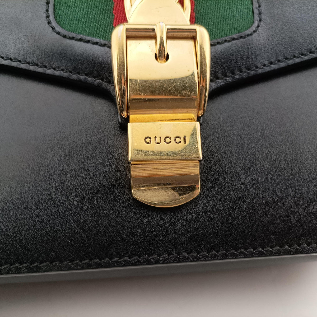 Sylvie Black Leather 421882 A020625581シルヴィ ブラック レザー 421882 A020625581