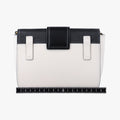 Cahier White Leather×SAFFIANO Leather 1BL004 256カイエ ホワイト レザー×サフィアーノレザー 1BL004 256
