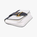 Cahier White Leather×SAFFIANO Leather 1BL004 256カイエ ホワイト レザー×サフィアーノレザー 1BL004 256