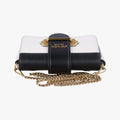 Cahier White Leather×SAFFIANO Leather 1BL004 256カイエ ホワイト レザー×サフィアーノレザー 1BL004 256