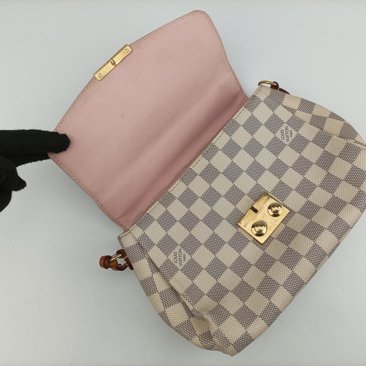 CROISETTE Azur Damier Canvas N41581 TR2166クロワゼット アズール ダミエキャンバス N41581 TR2166