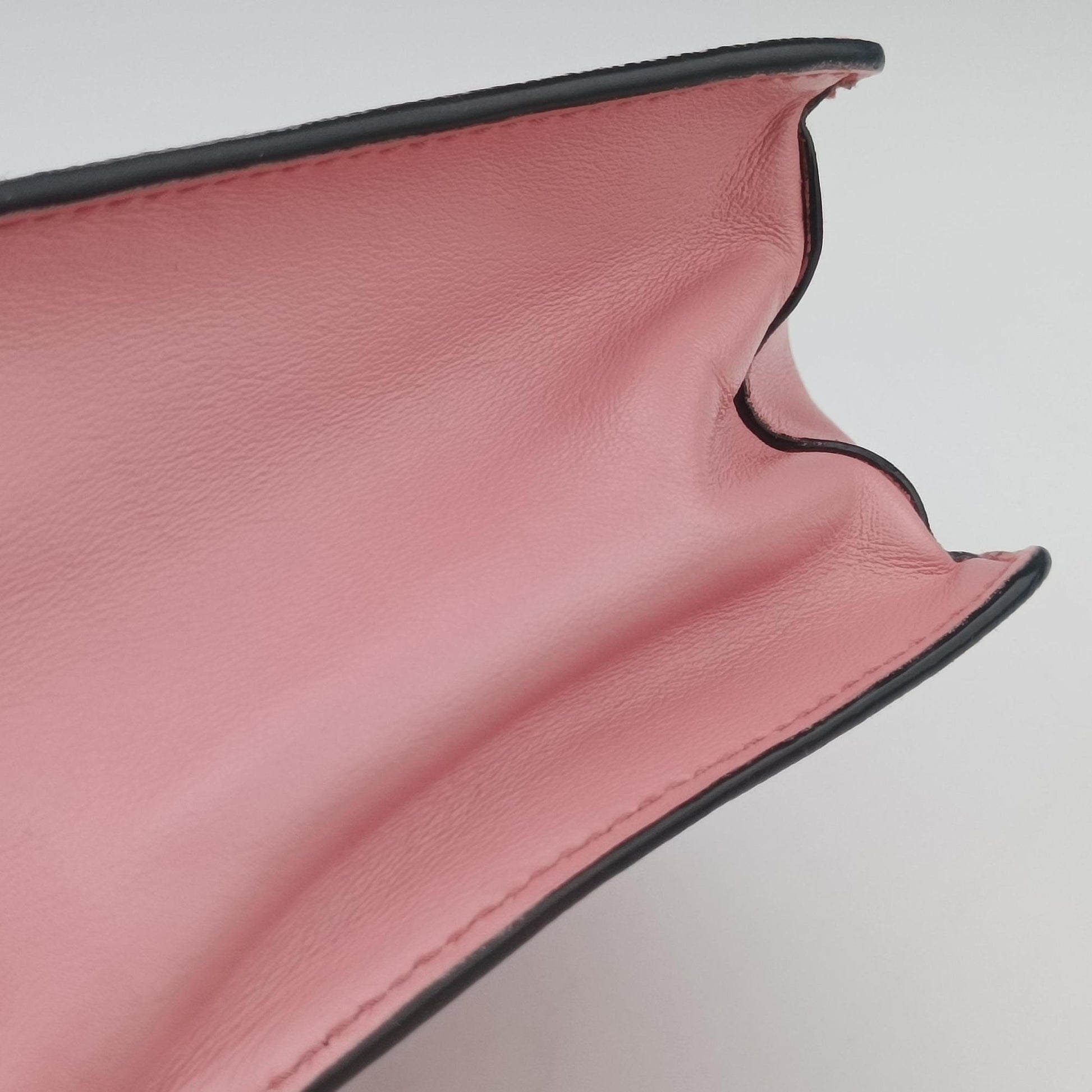 milano logo Pink Saffiano Leather 1BP012 204ミラノロゴ ピンク サフィアーノレザー 1BP012 204