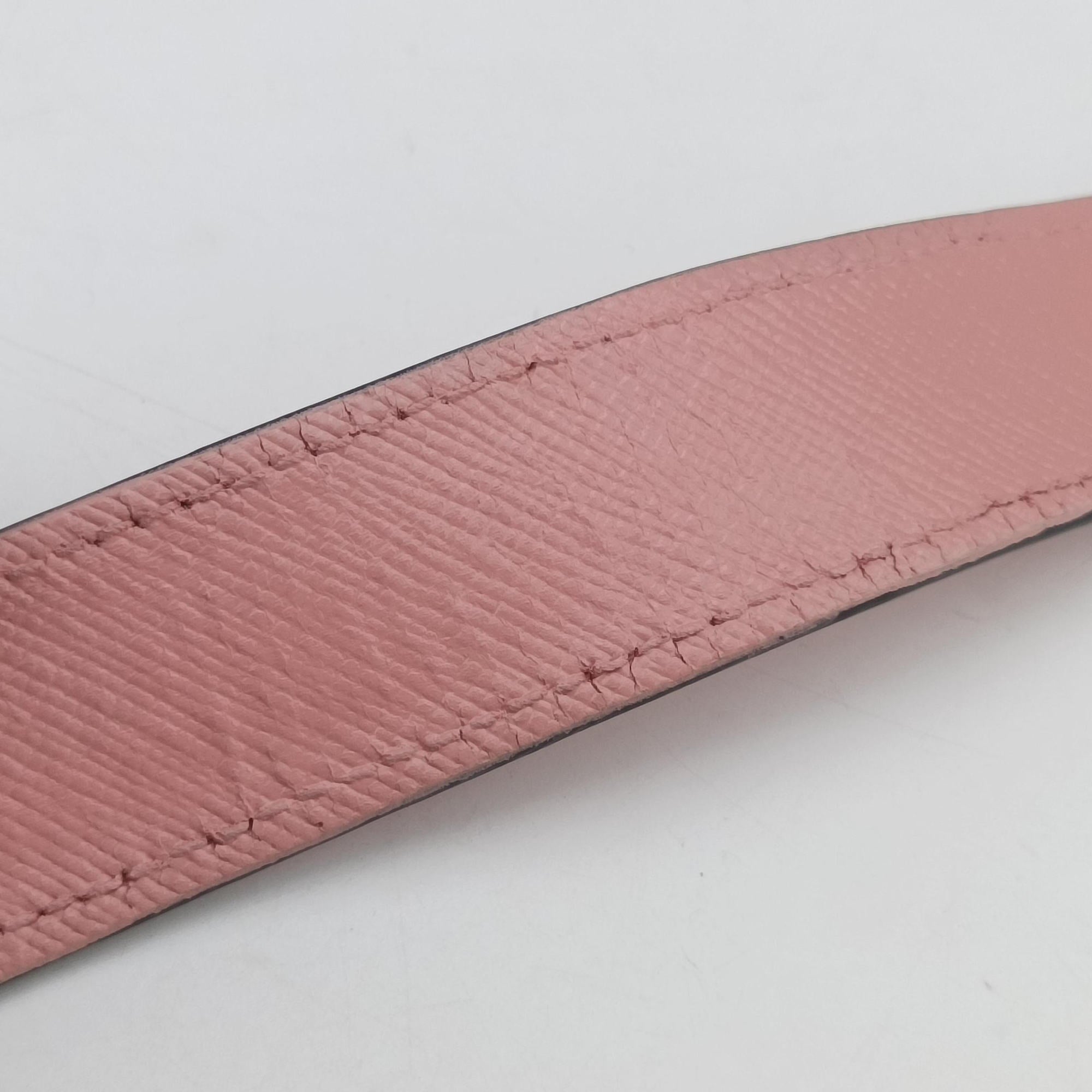 milano logo Pink Saffiano Leather 1BP012 204ミラノロゴ ピンク サフィアーノレザー 1BP012 204