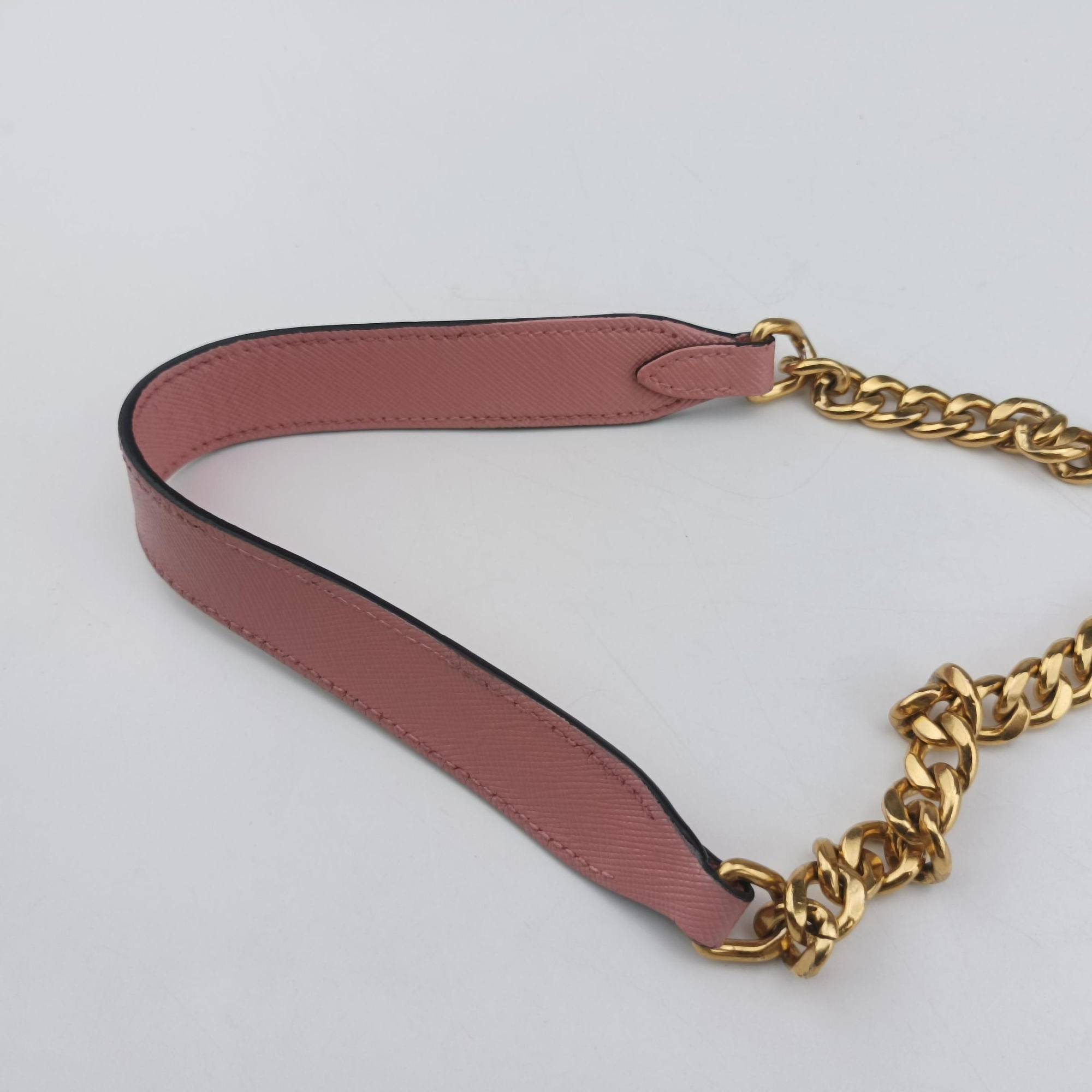 milano logo Pink Saffiano Leather 1BP012 204ミラノロゴ ピンク サフィアーノレザー 1BP012 204