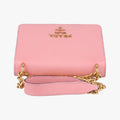 milano logo Pink Saffiano Leather 1BP012 204ミラノロゴ ピンク サフィアーノレザー 1BP012 204