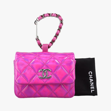 Matelasse CC Years Gift Rose Patent Leather CD0154 XKACTX0Gマトラッセ ココマーク イヤーズギフト ローズ レッド パテント CD0154 XKACTX0G