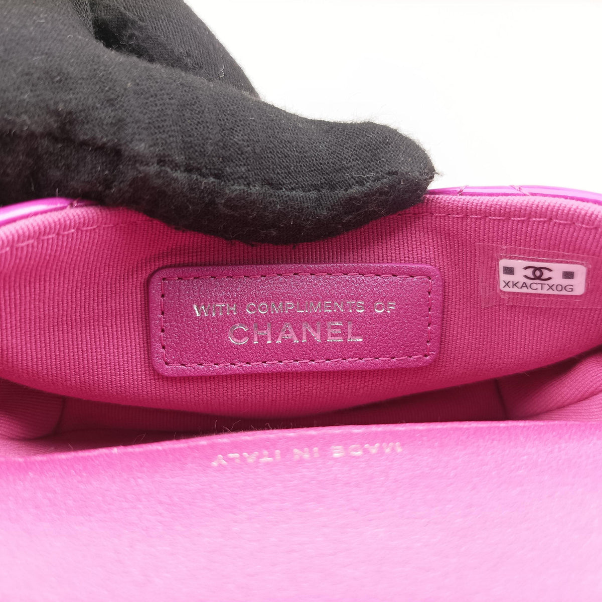 Matelasse CC Years Gift Rose Patent Leather CD0154 XKACTX0Gマトラッセ ココマーク イヤーズギフト ローズ レッド パテント CD0154 XKACTX0G
