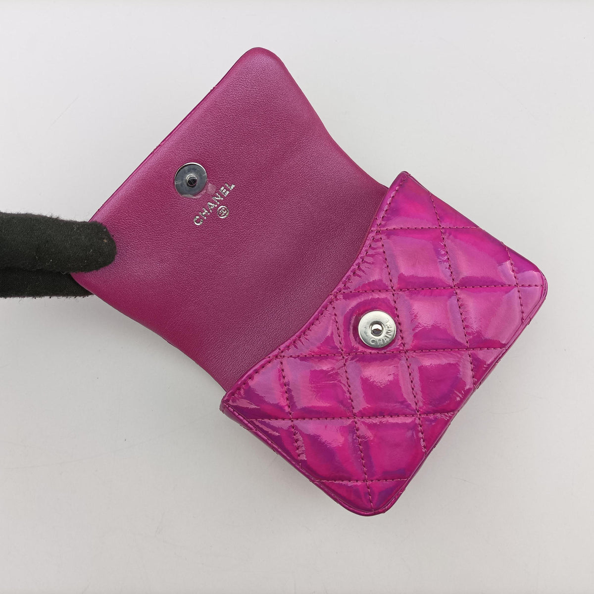 Matelasse CC Years Gift Rose Patent Leather CD0154 XKACTX0Gマトラッセ ココマーク イヤーズギフト ローズ レッド パテント CD0154 XKACTX0G