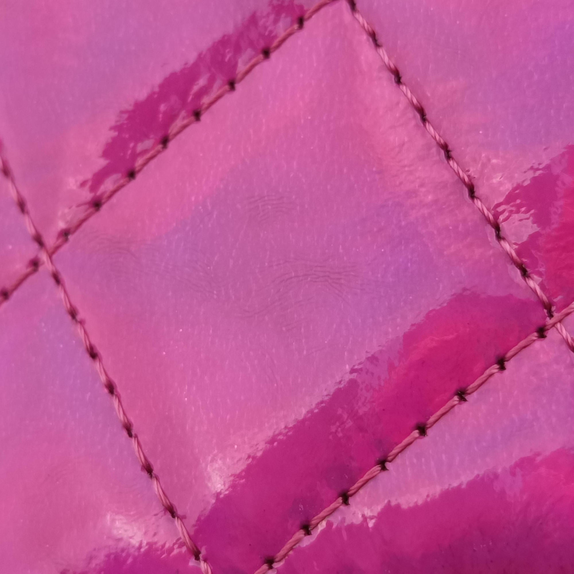 Matelasse CC Years Gift Rose Patent Leather CD0154 XKACTX0Gマトラッセ ココマーク イヤーズギフト ローズ レッド パテント CD0154 XKACTX0G