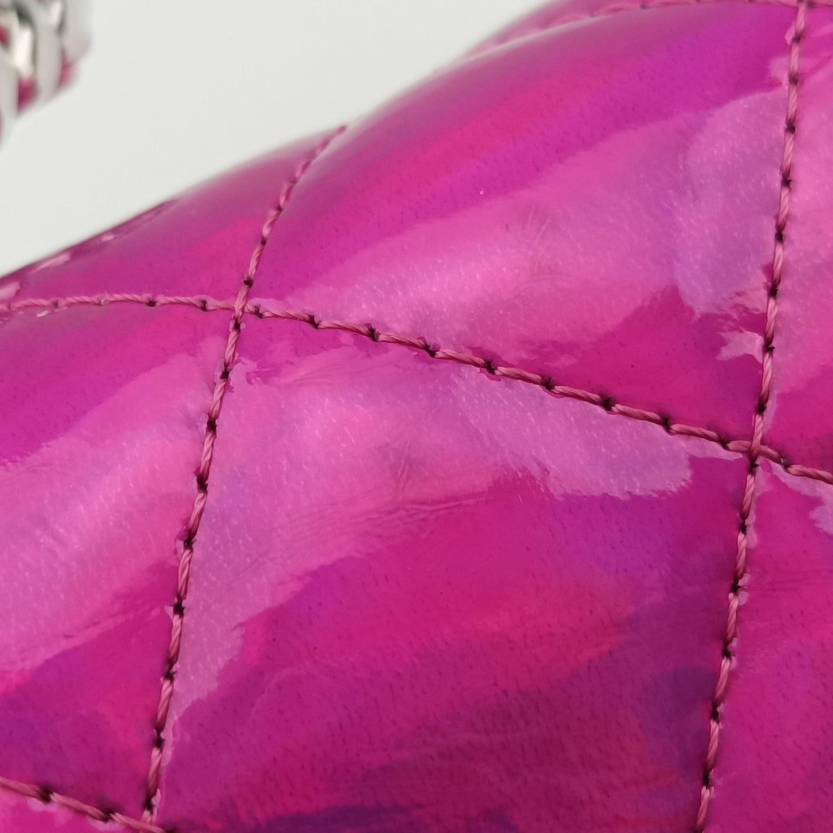 Matelasse CC Years Gift Rose Patent Leather CD0154 XKACTX0Gマトラッセ ココマーク イヤーズギフト ローズ レッド パテント CD0154 XKACTX0G