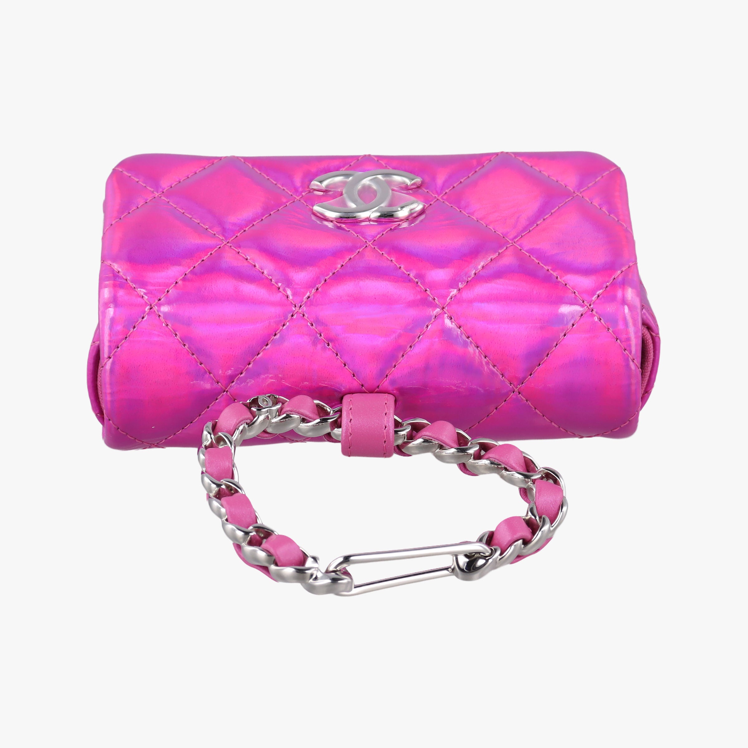 Matelasse CC Years Gift Rose Patent Leather CD0154 XKACTX0Gマトラッセ ココマーク イヤーズギフト ローズ レッド パテント CD0154 XKACTX0G